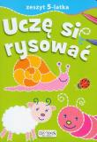 Zeszyt 5-latka. Uczę się rysować. Autor: ZMYWALNY PAPIER. Dadada.pl Okładka książki Zeszyt 5-latka. Uczę się rysować