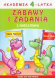 Akademia 4-latka. Zabawy i zadania. Autor: Paruszewska Joanna. Dadada.pl Okładka książki Akademia 4-latka. Zabawy i zadania