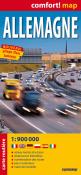 Okładka książki Allemagne laminowana mapa samochodowa 1:900 000