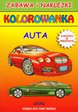 Auta Kolorowanka. Autor: Tonder Krzysztof. Dadada.pl Okładka książki Auta Kolorowanka
