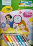Okładka książki Crayola Kolorowanie po numerach Disney Księżniczki