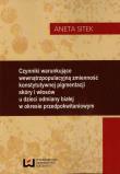Okładka książki Czynniki warunkujące wewnątrzpopulacyjną zmienność konstytutywnej pigmentacji skóry i włosów