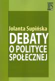 Okładka książki Debaty o polityce społecznej
