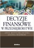 Okładka książki Decyzje finansowe w przedsiębiorstwie