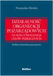 Okładka książki Działalność organizacji pozarządowych