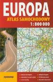 Okładka książki Europa atlas samochodowy 1:800 000