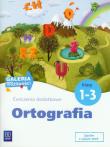 Galeria możliwości SP 1-3 Ortografia. Autor: Zakrzewska Barbara. Dadada.pl Okładka książki Galeria możliwości SP 1-3 Ortografia