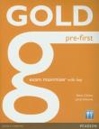 Gold Pre-First exam maximiser with key. Autor: Chilton Helen, Edwards Lynda. Dadada.pl Okładka książki Gold Pre-First exam maximiser with key
