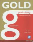 Okładka książki Gold Preliminary Coursebook z płytą CD-ROM