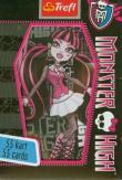 Okładka książki Karty - 55 listków Monster High TREFL