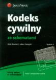Kodeks cywilny ze schematami. Autor: Baranek Rafał, Zamojski Łukasz. Dadada.pl Okładka książki Kodeks cywilny ze schematami