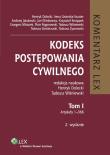 Kodeks postępowania cywilnego Komentarz t.1. Autor: praca zbiorowa. Dadada.pl Okładka książki Kodeks postępowania cywilnego Komentarz t.1