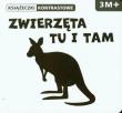 Książeczki kontrastowe. Zwierzęta tu i tam. Autor: Opracowanie zbiorowe. Dadada.pl Okładka książki Książeczki kontrastowe. Zwierzęta tu i tam