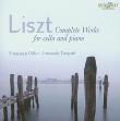 Liszt: Complete Works for Cello and Piano. Autor: Francesco Dillon, Emanuele Torquati. Dadada.pl Okładka książki Liszt: Complete Works for Cello and Piano