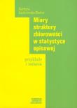 Okładka książki Miary struktury zbiorowości w statystyce opisowej