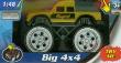 Opakowanie Monster truck 4x4 z dźwiękiem 1:48 żółty