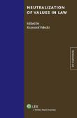 Neutralization of values in law. Autor: Pałecki Krzysztof. Dadada.pl Okładka książki Neutralization of values in law