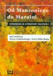 Od Manzoniego do Maraini. Autor: Artur Gałkowski, Anna Miller-Klejsa. Dadada.pl Okładka książki Od Manzoniego do Maraini