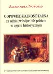 Okładka książki Odpowiedzialność karna za udział w bójce lub pobiciu w ujęciu historycznym