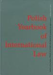 Okładka książki Polish Yearbook of International Law
