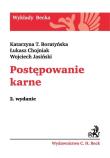 Okładka książki Postępowanie karne