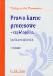 Prawo karne procesowe Część ogólna. Wydawca: C.H. Beck. Dadada.pl Opakowanie Prawo karne procesowe Część ogólna