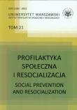 Opakowanie Profilaktyka społeczna i resocjalizacji tom 21