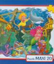 Puzzle 20 maxi - Syrenka AXEL. Wydawca: Axel-Malina. Dadada.pl Opakowanie Puzzle 20 maxi - Syrenka AXEL