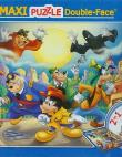 Opakowanie Puzzle dwustronne Maxi 150 Disney Mickey Mouse i Goofy