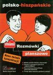 Rozmówki planszowe mini polsko-hiszpańskie. Autor: Hawk Eric, Paznowicz Agnieszka, Szela Jacek. Dadada.pl Okładka książki Rozmówki planszowe mini polsko-hiszpańskie