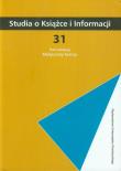 Opakowanie Studia o Książce i Informacji 31