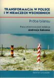 Okładka książki Transformacja w Polsce i w Niemczech Wschodnich