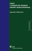 Okładka książki Treść i charakter prawny umowy deweloperskiej