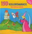Okładka książki 150 kolorowanek dla dziewczynek
