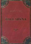Okładka książki Balladyna skóra tw. oprawa GREG