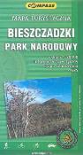 Bieszczadzki Park Narodowy  Mapa turystyczna 1: 50 000. Wydawca: Compassion. Dadada.pl Opakowanie Bieszczadzki Park Narodowy  Mapa turystyczna 1: 50 000