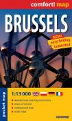 Comfort!map Brussels 1:13 000 midi laminat. Autor:   Praca zbiorowa. Dadada.pl Okładka książki Comfort!map Brussels 1:13 000 midi laminat