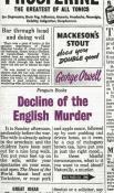 Decline of the English Murder. Autor: Orwell George. Dadada.pl Okładka książki Decline of the English Murder