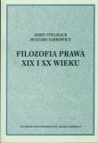 Filozofia prawa XIX i XX wieku. Autor: Stelmach Jerzy, Sarkowicz Ryszard. Dadada.pl Okładka książki Filozofia prawa XIX i XX wieku