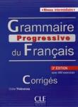 Grammaire progressive du Francais intermediaire 3ed klucz. Autor: Thievenaz Odile. Dadada.pl Okładka książki Grammaire progressive du Francais intermediaire 3ed klucz