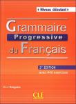 Grammaire progressive du Francais niveau debutant. Autor: Gregoire Maia. Dadada.pl Okładka książki Grammaire progressive du Francais niveau debutant