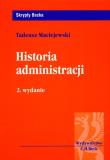 Okładka książki Historia administracji
