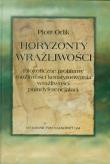 Okładka książki Horyzonty wrażliwości