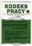 Kodeks pracy 2014. Autor: Fijałkowski Tadeusz. Dadada.pl Okładka książki Kodeks pracy 2014