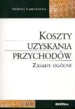 Okładka książki Koszty uzyskania przychodów