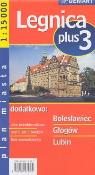 Okładka książki Legnica Plus 3 Plan miasta