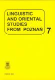Linguistic and oriental Studies from Poznań vol.7. Wydawca: Wydawnictwo Naukowe UAM. Dadada.pl Opakowanie Linguistic and oriental Studies from Poznań vol.7