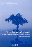 L'institution du trust. Autor: Stępkowski Aleksander. Dadada.pl Okładka książki L'institution du trust