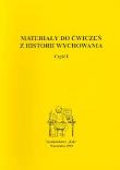 Opakowanie Materiały do ćwiczeń z historii wychowania