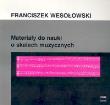 Okładka książki Materiały do nauki o skalach muzycznych
